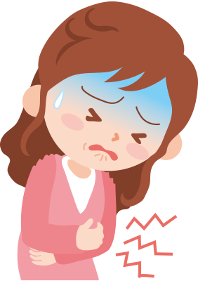 こんな症状が見られるときは内科を受診してください