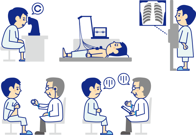 健康診断、予防接種
